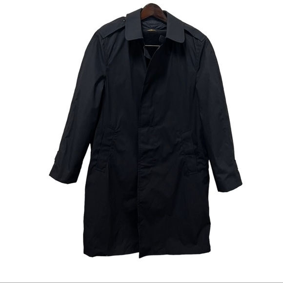 Defense Logistics Agency Other - NWT Department of Defense Trench Coat Size 38R Zip Out Liner Black Army